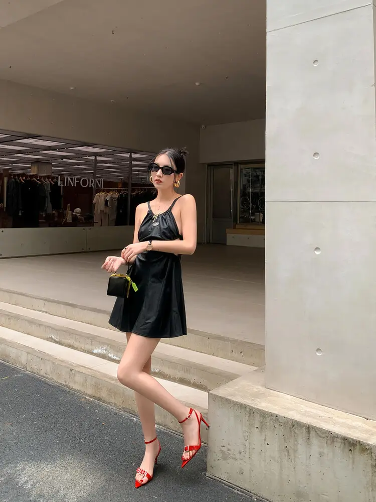 Women's 8cm stiletto pointed-toe sheepskin sandals  (7)