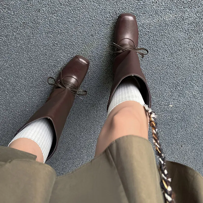 Q.L Codex Brown Leather Western Mid-Calf Pull-On Boots (1).jpg