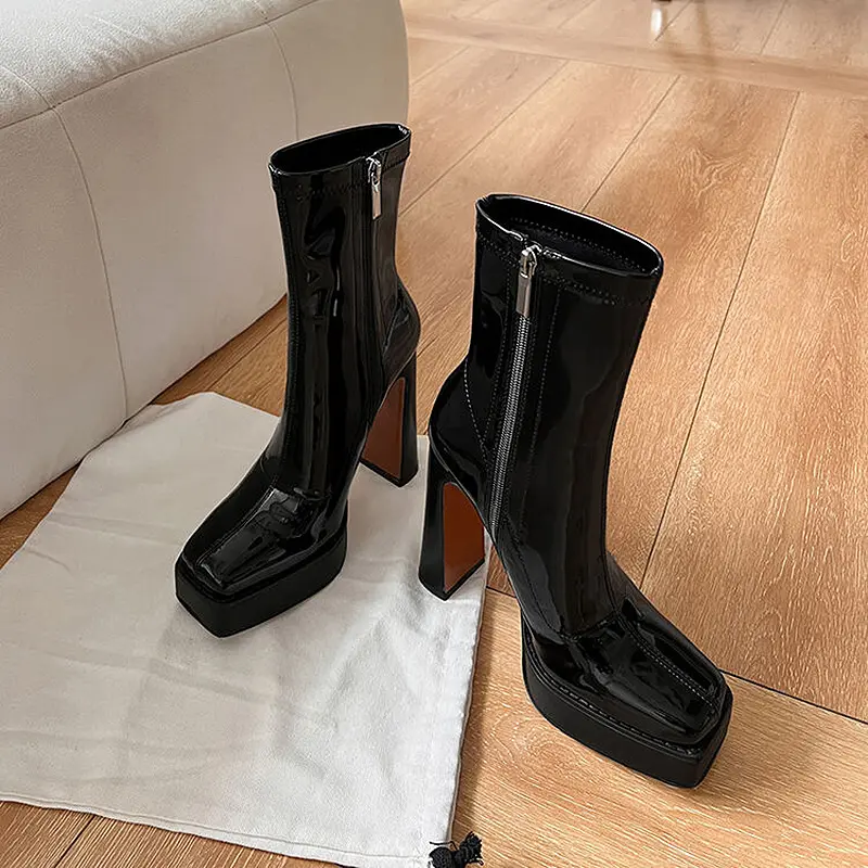 OEM Women's Leather Ankle Boots with Chunky Heel (9).jpg