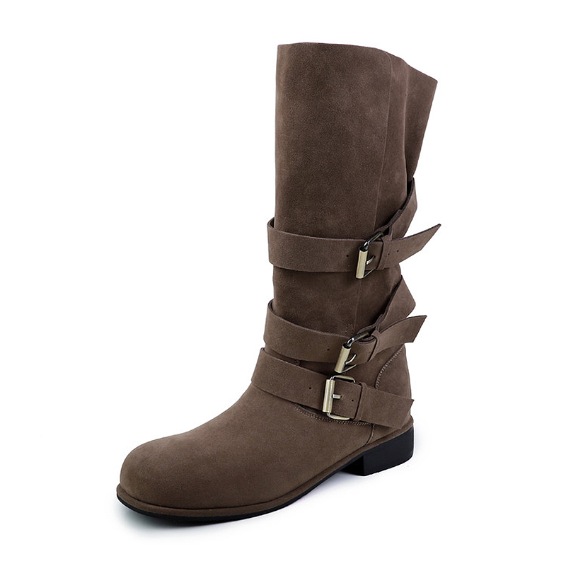 Q.L Codex Brown Suede Western Mid-Calf Boots (19).jpg