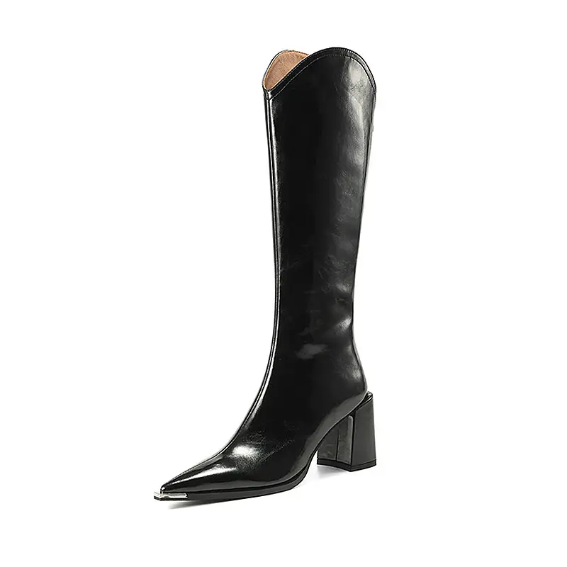 Women's Leather Knee-High Winter Boots 8cm Heel (11).jpg