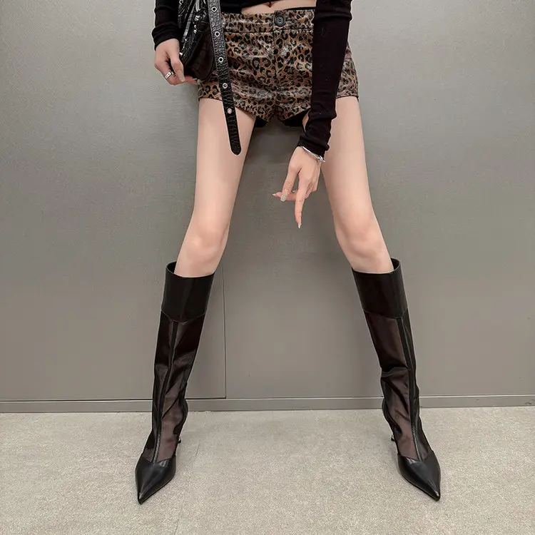 OEM Mesh Knee-High Summer Boots with 17