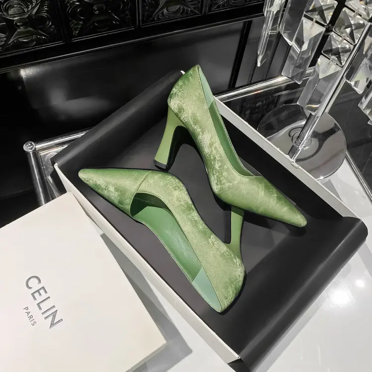 Apricot Korea Style Women's Pumps Genuine Leather Slip-Ons (14).jpg