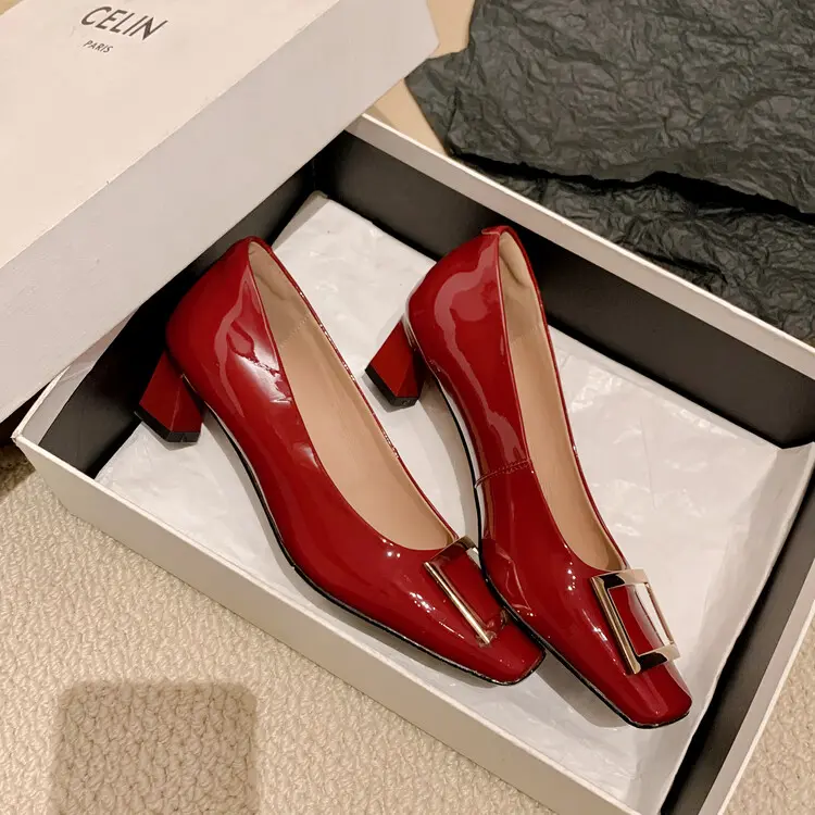 RV-style Artisan Crafted Square Buckle Ballet Pumps Block Heel (14).jpg