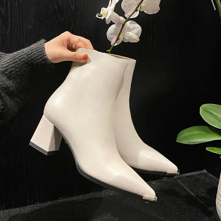 Women's Stiletto Ankle Boots - Pointed Toe, Stretch Velvet 5039 (18)