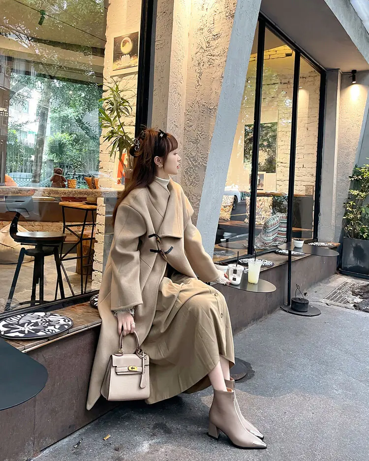 OEM Women's Pigskin Lining Ankle Boots with Chunky Heel 5045 (8)