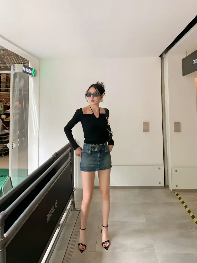 Women's 8cm stiletto pointed-toe sheepskin sandals  (4)