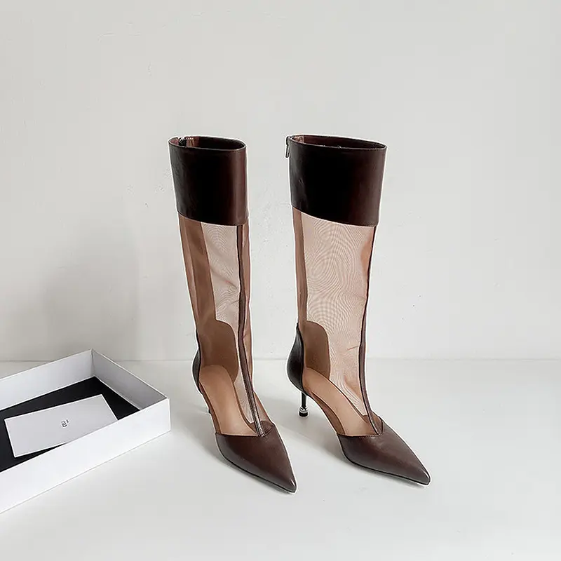 OEM Mesh Knee-High Summer Boots with 6.5cm Stiletto Heel (8).jpg
