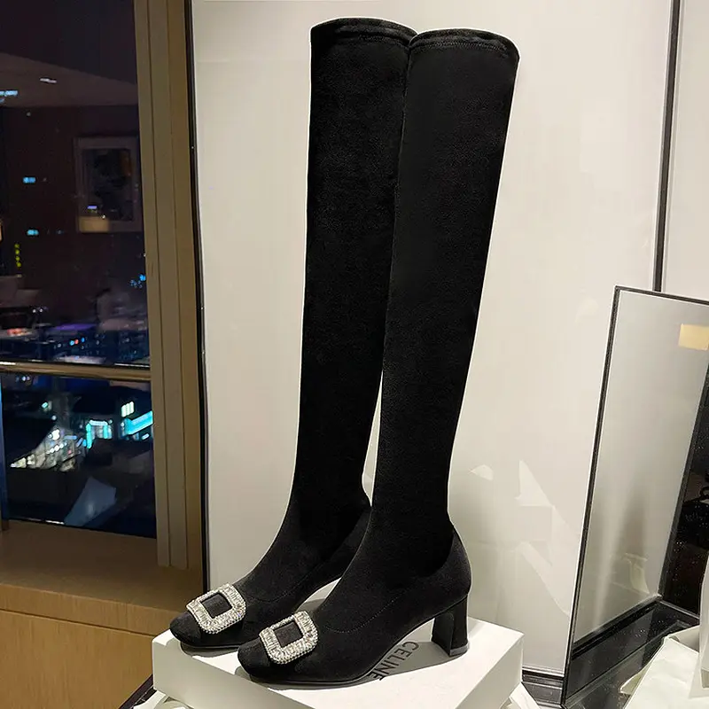 Black Velvet Rhinestone Over-the-Knee Stiletto Boots (6).jpg