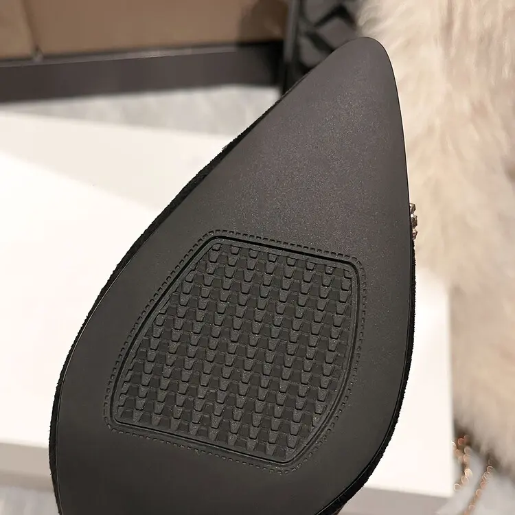 Women's Stiletto Ankle Boots - Pointed Toe, Stretch Velvet 5004 (17)