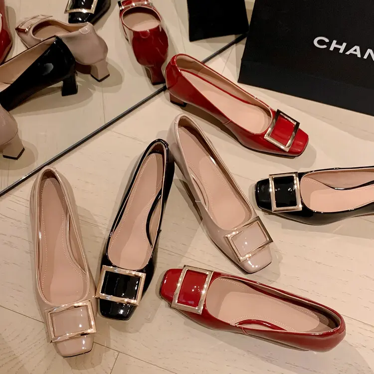 RV-style Artisan Crafted Square Buckle Ballet Pumps Block Heel (9).jpg